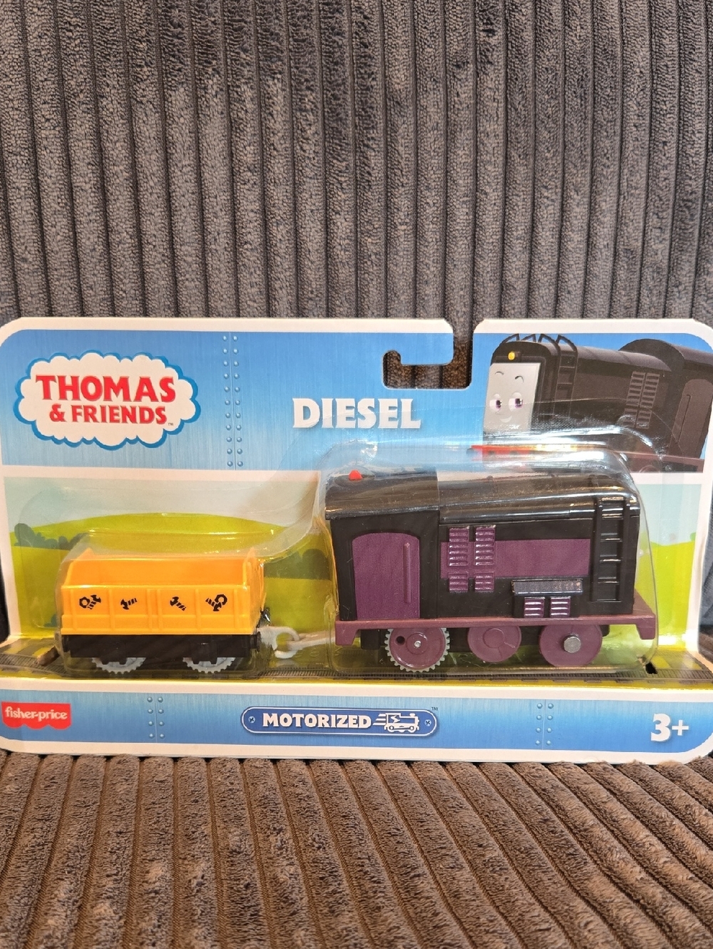 Thomas & Friends Diesel Motorized Train Toy - Black, Purple & Orange